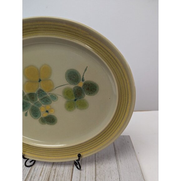 Vintage Franciscan Earthenware Pebble Beach Large Serving Platter 13 1/2" - Picture 2 of 6